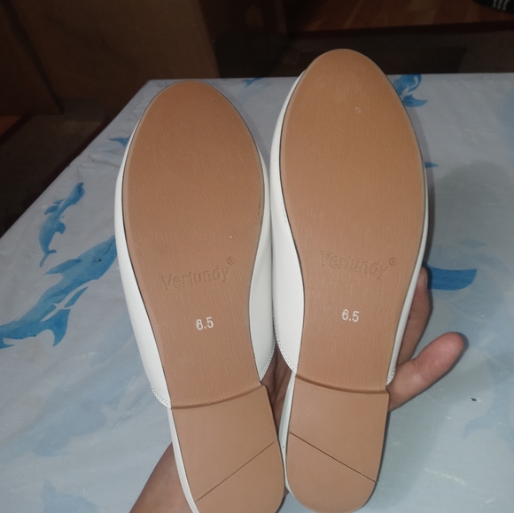 Vertundy Women's Mules Low Heel Flats Leather Slip On Backless Sandals For women - Picture 6 of 7